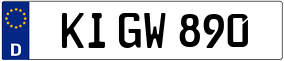 Truck License Plate